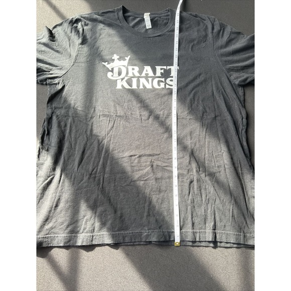 Draft Kings Promotional Canvas Brand Black T-Shirt Size 2XL - Nice Condition - Picture 9 of 9
